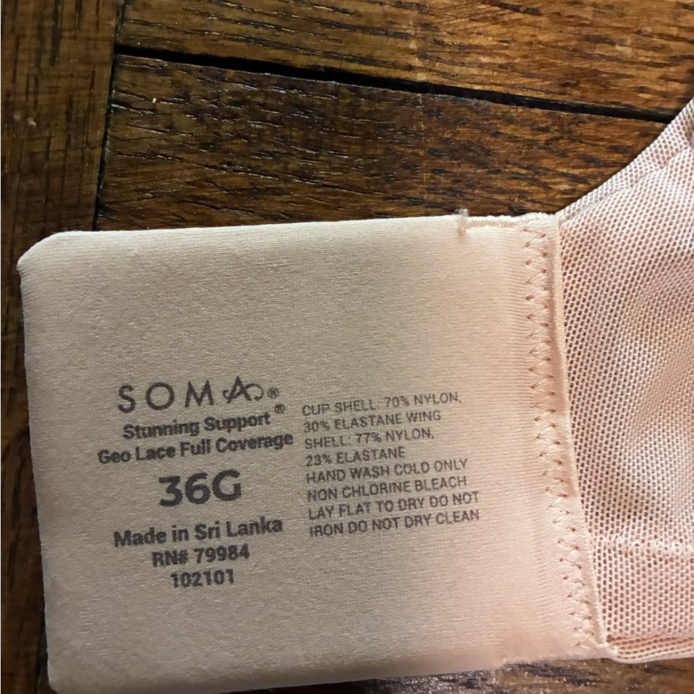 Soma Lace Bra in Soft Peach - Picture 4 of 4